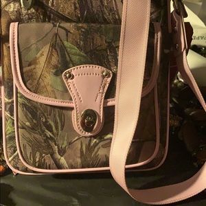 Small hand bag with shoulder straps